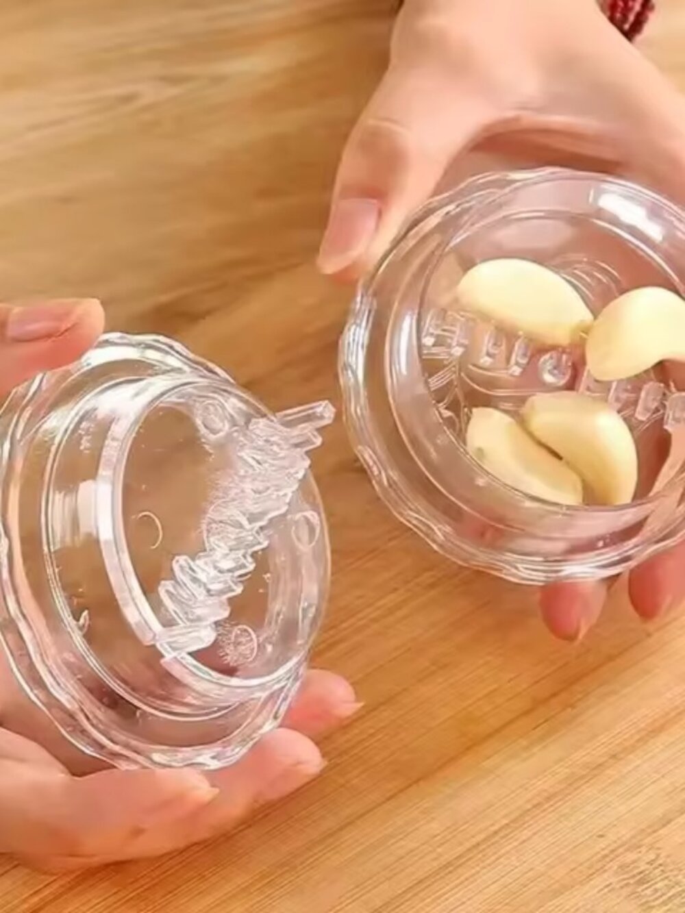 Garlic Press & Ginger Mincer Twist Tool – Handheld Manual Grinder for Garlic